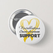 Ondersteuning bij neuroblastoma-kanker ronde button 5,7 cm (Voorkant /achterkant)