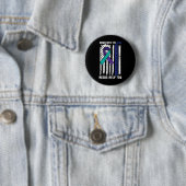 Ondersteuning Blue Lives Politie Zelfmoord Bewustm Ronde Button 5,7 Cm (In situ)