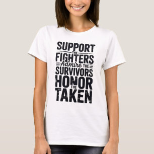 Ondersteuning Borstkanker Bewonder Eer Borstkanker T-shirt