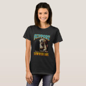Ondersteuning Computer Labs Labrador Retriever Com T-shirt (Voorkant volledig)