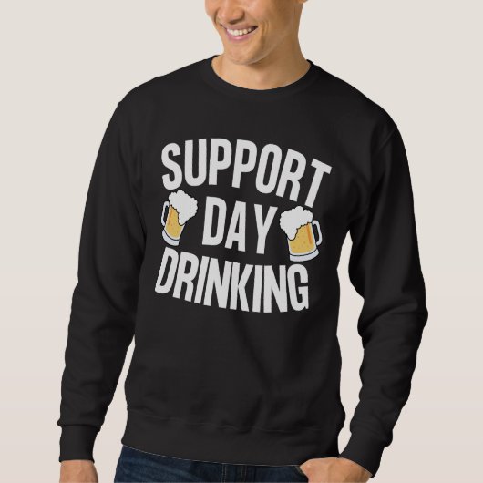 Ondersteuning Drink Dag Grappig Bier 2024 Trui (Voorkant)