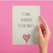 Ondersteuning en aanmoediging van kanker briefkaart