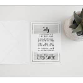 Ondersteuning en aanmoediging van kanker kaart