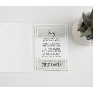 Ondersteuning en aanmoediging van kanker kaart