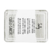 Ondersteuning en aanmoediging van kanker magneet (Horizontaal)