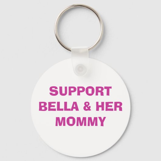 ONDERSTEUNING EN HAAR MOMMY SLEUTELHANGER (Voorkant)