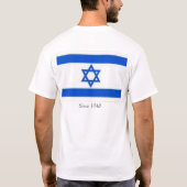 Ondersteuning en verdediging, I S R A E L T-shirt (Achterkant)