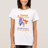 Ondersteuning Endometrial Cancer Awareness Ribbon  T-shirt (Voorkant)