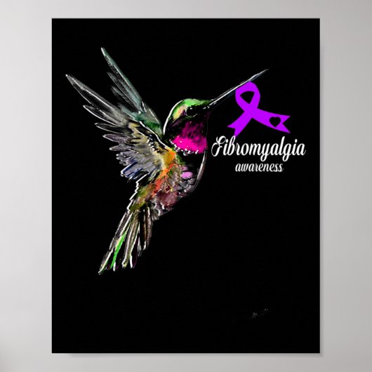 Ondersteuning fibromyalgie Bewustheid Poster (Voorkant)
