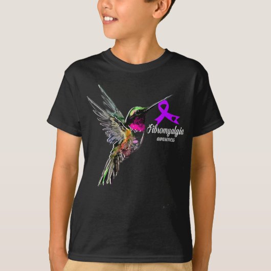 Ondersteuning fibromyalgie Bewustheid T-shirt (Voorkant)