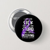 Ondersteuning Fibromyalgie Bewustzijn Maand Fibro Ronde Button 5,7 Cm (Voorkant /achterkant)