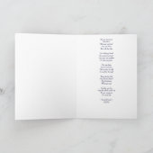 Ondersteuning Gedicht Dank u kaart (Binnen)