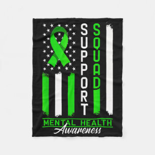 Ondersteuning geestelijke gezondheid Squad Bewustz Fleece Deken