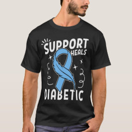 Ondersteuning Geneest Diabetes T-shirt
