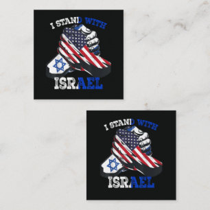 Ondersteuning Ik sta achter Israël Joods Erfgoed Notitiekaartje