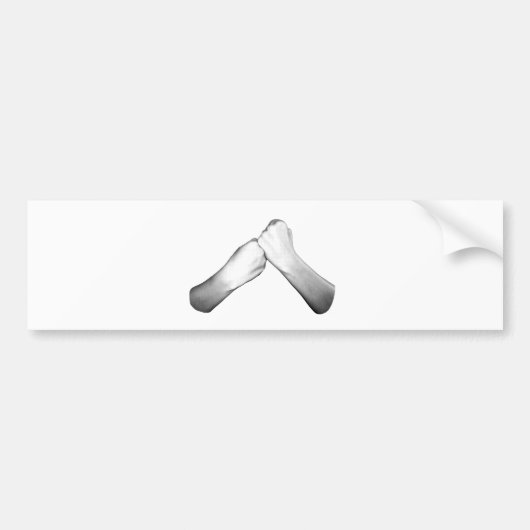 Ondersteuning in ASL Bumpersticker (Voorkant)