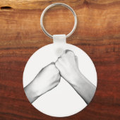 Ondersteuning in ASL Sleutelhanger (Voorkant)