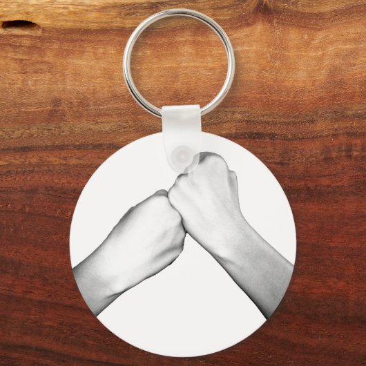 Ondersteuning in ASL Sleutelhanger (Voorkant)