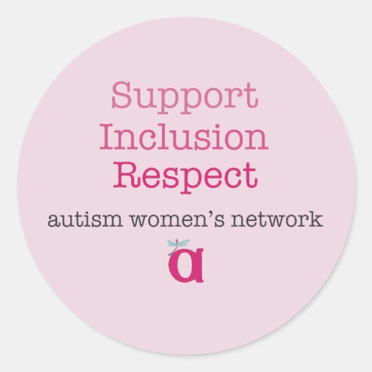 Ondersteuning Inclusie Respect Stickers (Voorkant)
