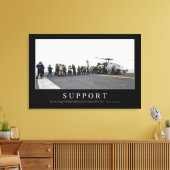 Ondersteuning: Inspirerend prijsopgave Canvas Afdruk (Insitu (Woonkamer))