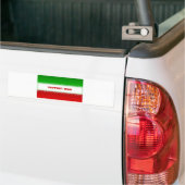 Ondersteuning Iran Bumpersticker (Op Truck)