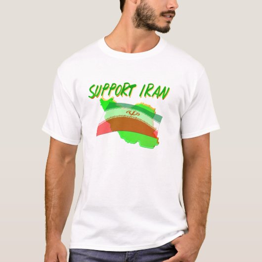 Ondersteuning Iran T-shirt (Voorkant)
