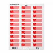 ONDERSTEUNING JAPAN RELIEF ETIKET (Full Sheet)