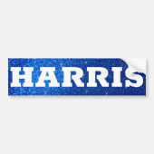 Ondersteuning Kamala Harris 2024 Glitter Progress Bumpersticker (Voorkant)