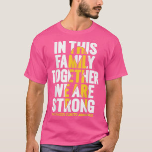 Ondersteuning kinderkanker, kinderkanker in het ge t-shirt