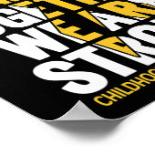 Ondersteuning kinderkanker poster (Hoek)