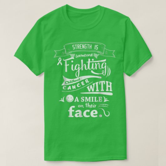 Ondersteuning kinderkankervoorlichting 3590 t-shirt (Design voorkant)