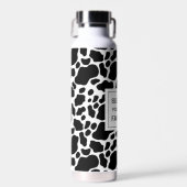 Ondersteuning lokale boeren Koe printpatroon Waterfles (Voorkant)