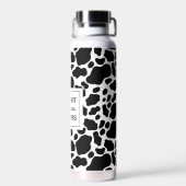 Ondersteuning lokale boeren Koe printpatroon Waterfles (Achterkant)