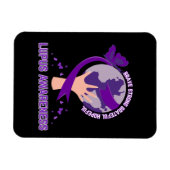 Ondersteuning lupus bewustzijn overlevende krijger magneet (Horizontaal)