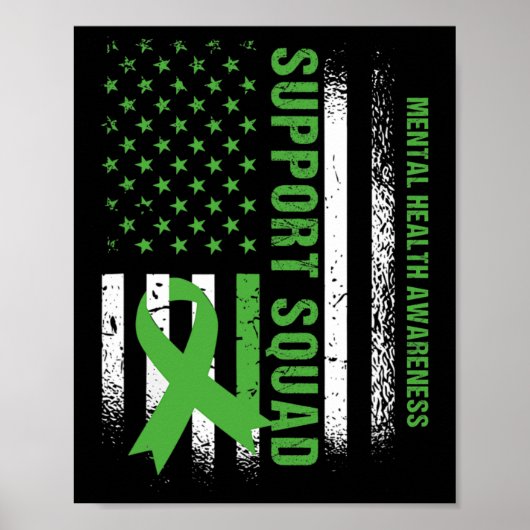 Ondersteuning mentale gezondheid Squad Awareness A Poster (Voorkant)