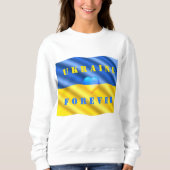 Ondersteuning Oekraïense sweatshirt Oekraïense vla (Voorkant)