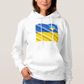 Ondersteuning Oekraïne Hoodie Oekraïense vlag hart (Voorkant)