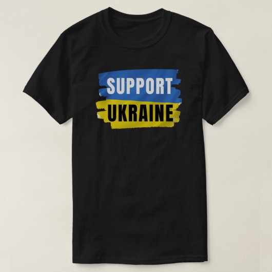 ONDERSTEUNING OEKRAÏNE T-SHIRT (Design voorkant)