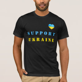 Ondersteuning Oekraïne T-shirt Oekraïense vlag har