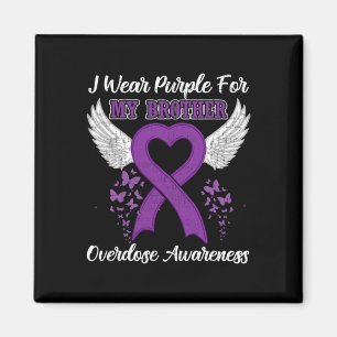 Ondersteuning Overdosis Awareness Maand Kostuum Br Magneet