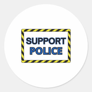 Ondersteuning Politie Sticker 2