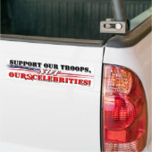 ONDERSTEUNING PROEPEN NIET-CELEBRITEITEN BUMPERSTICKER (Op Truck)