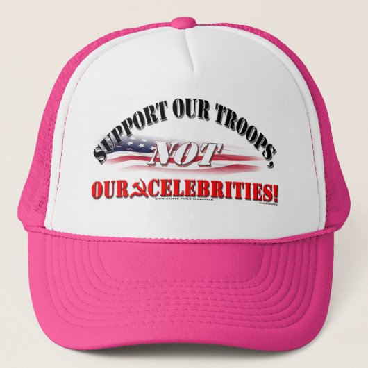 ONDERSTEUNING PROEPEN NIET-CELEBRITEITEN TRUCKER PET (Voorkant)