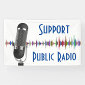 Ondersteuning publieke radio spandoek (Horizontaal)