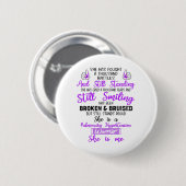 Ondersteuning Pulmonale Hypertensie Warrior Gesche Ronde Button 5,7 Cm (Voorkant /achterkant)