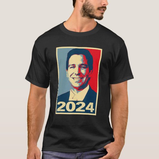 Ondersteuning Ron Desantis 2024 Ron Desantis T-shirt (Voorkant)