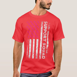Ondersteuning Squ voor borstkanker bij vrouwen T-shirt