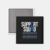 Ondersteuning Squad Alopecia Awareness Haarverlies Magneet (Voorkant / Achterkant)