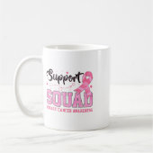 Ondersteuning Squad Borstkanker Bewustzijn Coquett Koffiemok (Links)