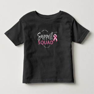 Ondersteuning Squad Borstkanker Roze Lint Kinder Shirts
